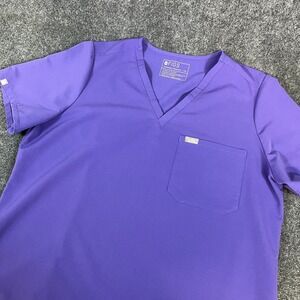 FIGS Catarina 1-Pocket Scrub Top | V-Neck | SS | Purple | FW1000 | Size 2XL